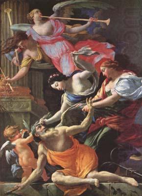Simon Vouet Saturn,conquered by Amor (mk08) china oil painting image